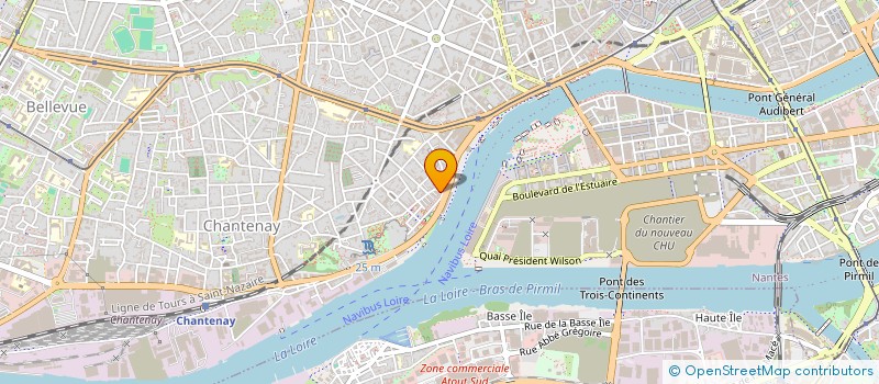 localisation de l'entreprise ATELIER DE LA LOIRE DESSIN ET ITINERAIRES à NANTES