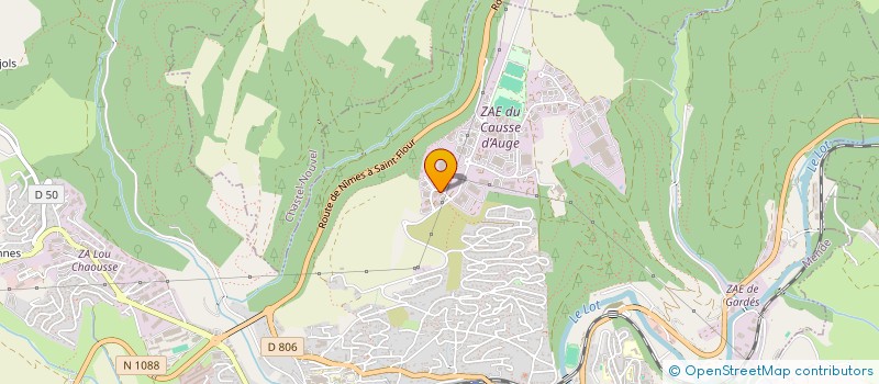 localisation de l'entreprise ATELIER DE LA PIERRE  MENDE