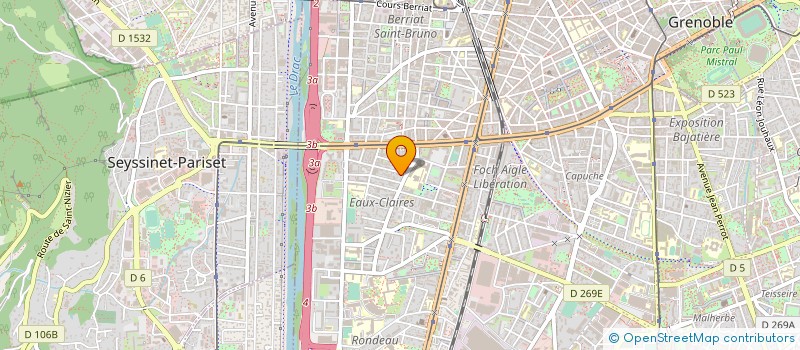 localisation de l'entreprise ATELIER DE LA PLACE à GRENOBLE