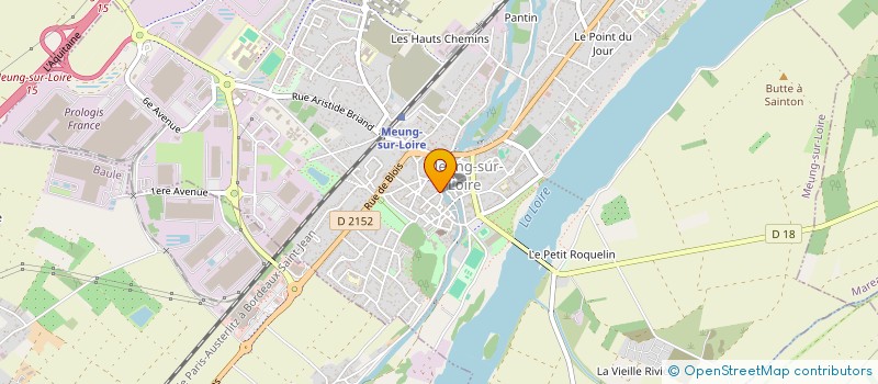 localisation de l'entreprise ATELIER DE LA PORTE D'AMONT à MEUNG-SUR-LOIRE