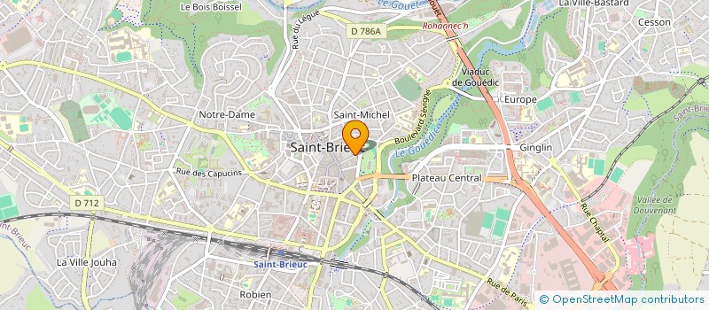 localisation de l'entreprise ATELIER DE LA TOUR à SAINT-BRIEUC