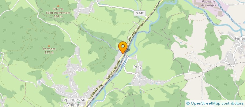 localisation de l'entreprise ATELIER DE LA VOLOGNE  LAVELINE-DEVANT-BRUYERES