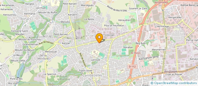 localisation de l'entreprise ATELIER DE LAMBE à BREST