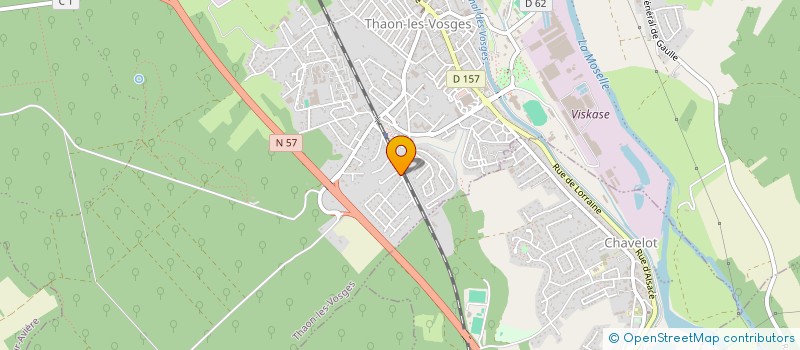 localisation de l'entreprise ATELIER DE LU7  THAON-LES-VOSGES