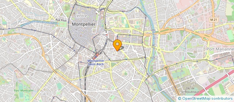 localisation de l'entreprise ATELIER DE LUTHERIE STEELWOOD à MONTPELLIER