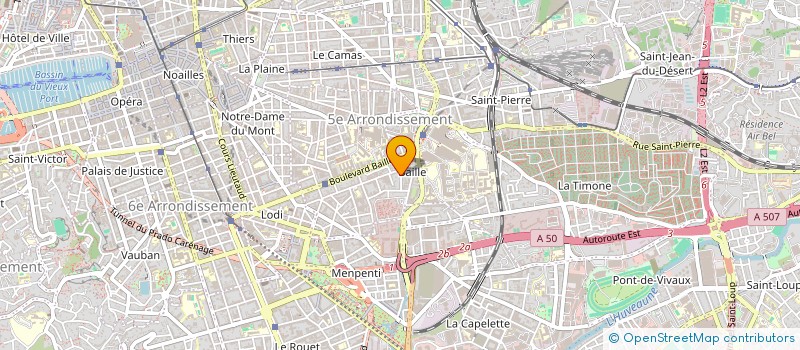 localisation de l'entreprise ATELIER DE MACONNERIE - LA CLEF DE VOUTE à MARSEILLE