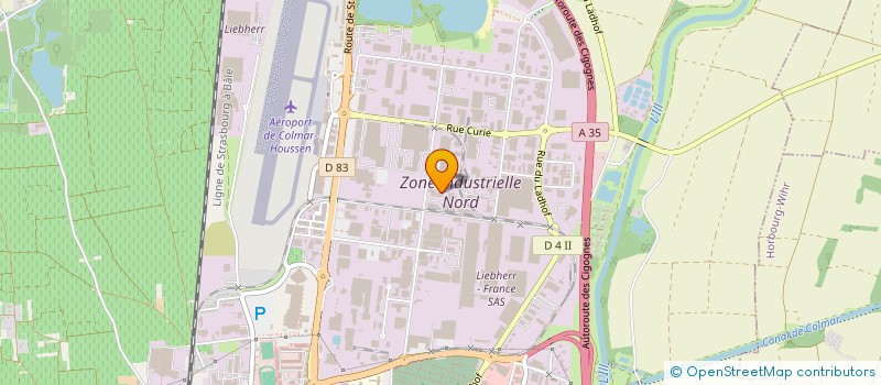 localisation de l'entreprise ATELIER DE MAINTENANCE SUR SITE  COLMAR