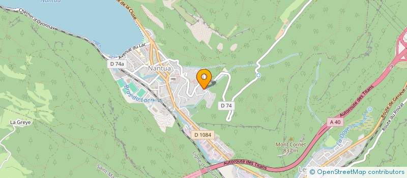 localisation de l'entreprise ATELIER DE MANO  NANTUA