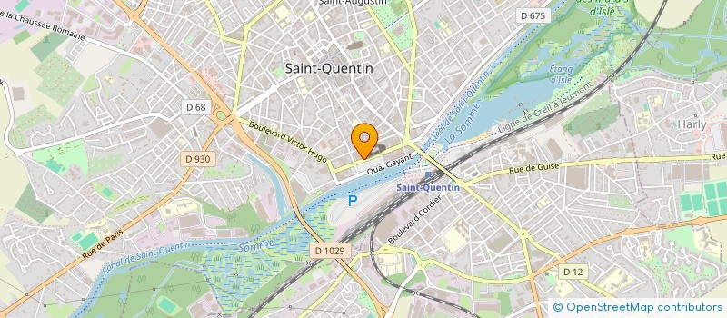 localisation de l'entreprise ATELIER DE MECANIQUE GENERALE à SAINT-QUENTIN