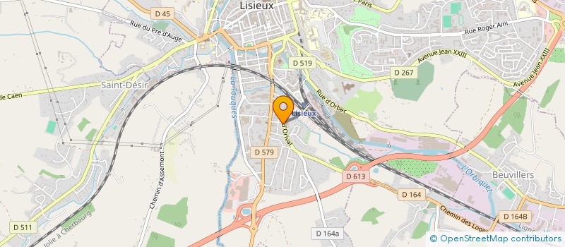 localisation de l'entreprise ATELIER DE MECANIQUE SOLIDAIRE 14 à LISIEUX