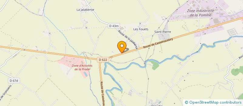 localisation de l'entreprise ATELIER DE METALLERIE ET DOMOTIQUE  SAINT-FELIX-LAURAGAIS