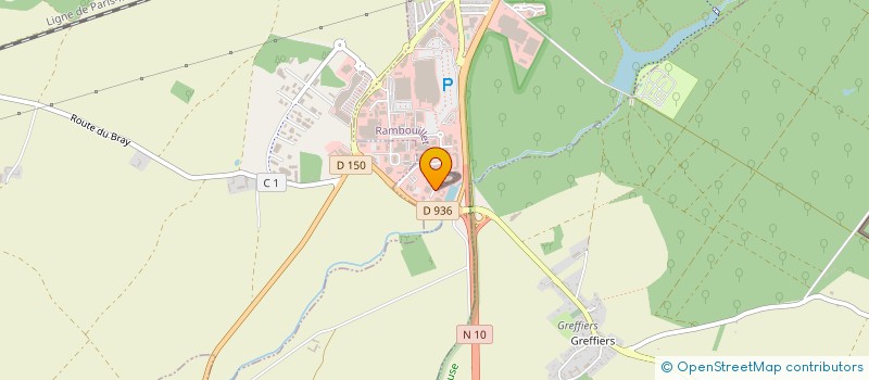 localisation de l'entreprise ATELIER DE METALLERIE ET SERRURERIE à RAMBOUILLET