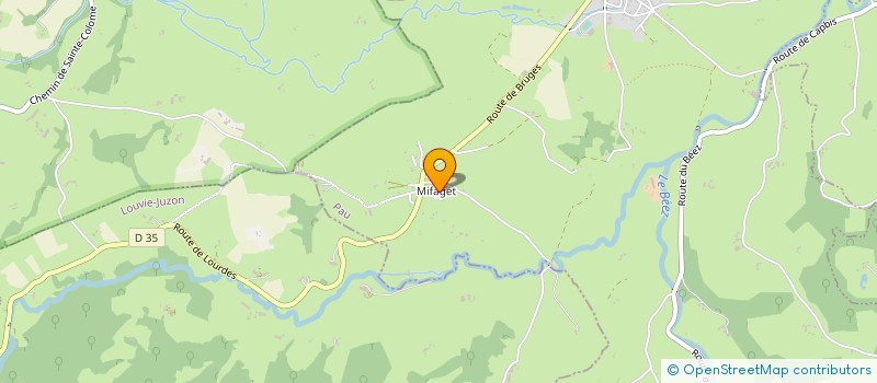 localisation de l'entreprise ATELIER DE MONTAGE DE L'ADOUR  COARRAZE