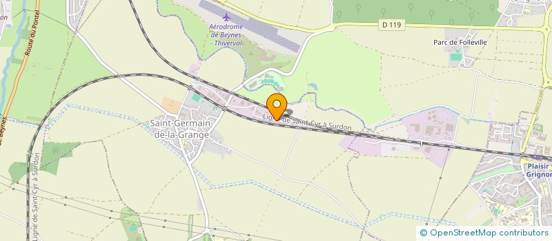 localisation de l'entreprise ATELIER DE MONTSAU  SAINT-GERMAIN-DE-LA-GRANGE