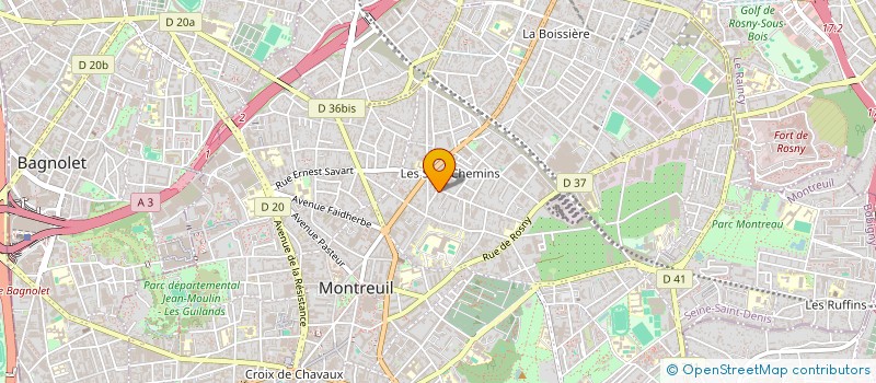 localisation de l'entreprise ATELIER DE MUCY à MONTREUIL