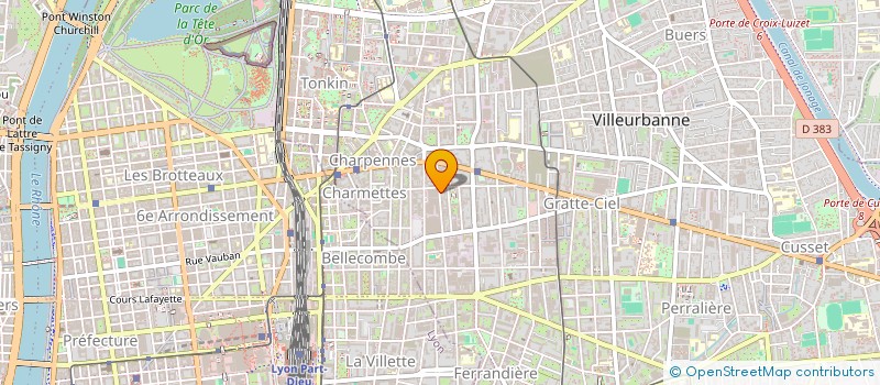 localisation de l'entreprise ATELIER DE PHOTOGRAPHIE MAGENTA  VILLEURBANNE