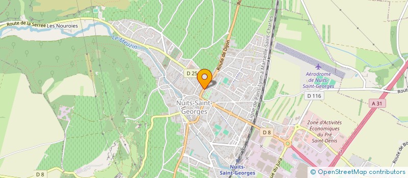 localisation de l'entreprise ATELIER DE PRATIQUE DE DANSES D'INSPIRATIONS TRADITIONNELLES (ENTREZ DANS LA DANSE)  NUITS-SAINT-GEORGES