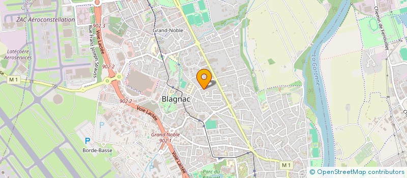 localisation de l'entreprise ATELIER DE PRECISION MECANIQUE à BLAGNAC