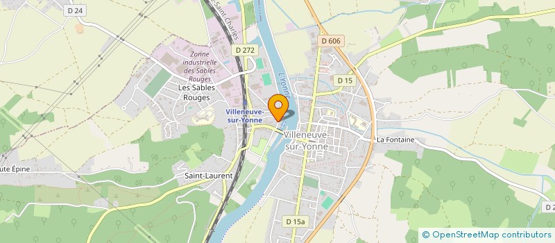 localisation de l'entreprise ATELIER DE PRODUCTIONS METALLIQUES à VILLENEUVE-SUR-YONNE