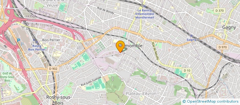 localisation de l'entreprise ATELIER DE PROTOTYPES ET DE FABRICATION à VILLEMOMBLE