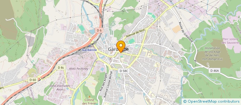 localisation de l'entreprise ATELIER DE PROVENCE  GARDANNE
