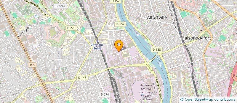 localisation de l'entreprise ATELIER DE REALISATION F.DOUX  VITRY-SUR-SEINE