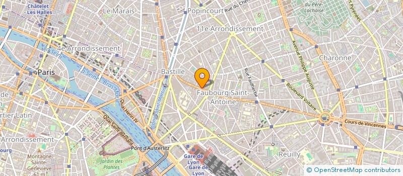 localisation de l'entreprise ATELIER DE RECHERCHE TEXTILE à PARIS 11