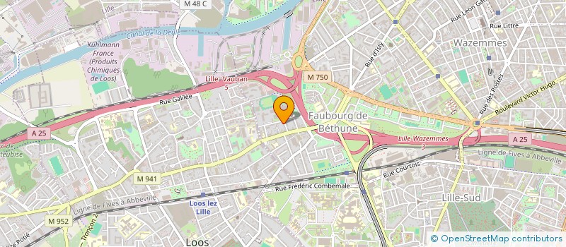 localisation de l'entreprise ATELIER DE RELIURE ET DORURE à LILLE