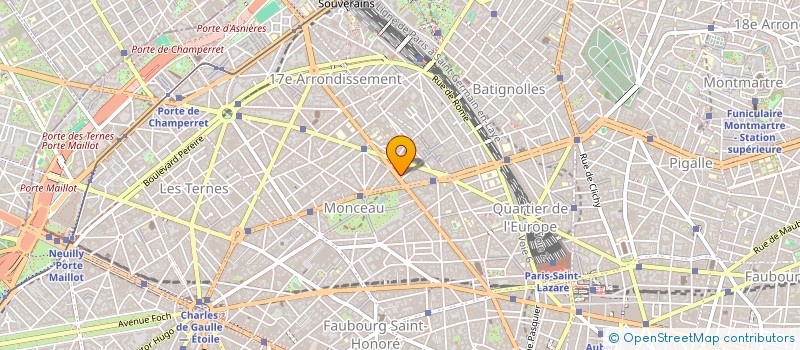 localisation de l'entreprise ATELIER DE RENOVATION ET DE CREATION EN ARCHITECTURE DIT ARCA  PARIS