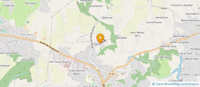 localisation de l'entreprise ATELIER DE REPARATION MACHINERIE (A.R.M)  FOUESNANT