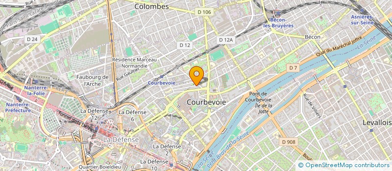 localisation de l'entreprise ATELIER DE RICOU à COURBEVOIE