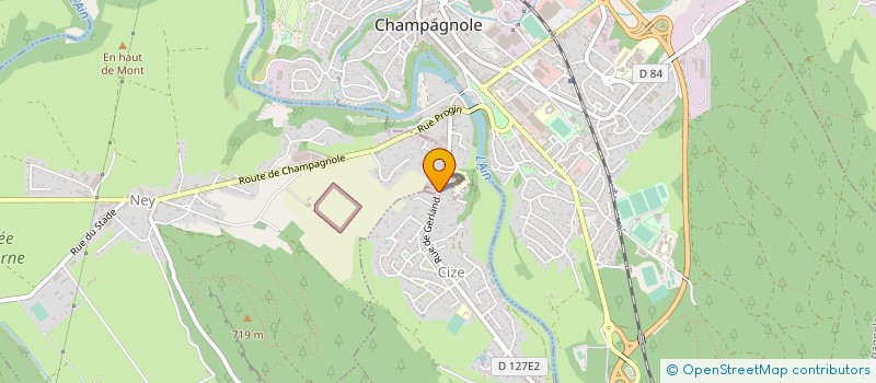 localisation de l'entreprise ATELIER DE SAINT ANDRE à CHAMPAGNOLE