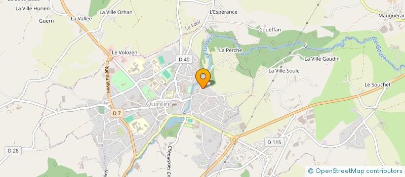 localisation de l'entreprise ATELIER DE SAINTE MARIE à QUINTIN