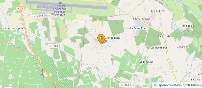 localisation de l'entreprise ATELIER DE SAISON à BERGERAC