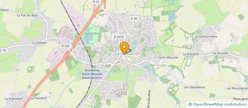 localisation de l'entreprise ATELIER DE SCULPTURE  LA GARNACHE