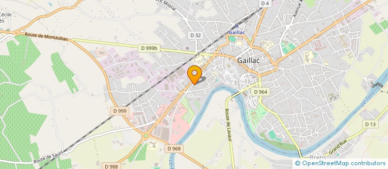 localisation de l'entreprise ATELIER DE SOUDAGE GAILLACOIS à GAILLAC