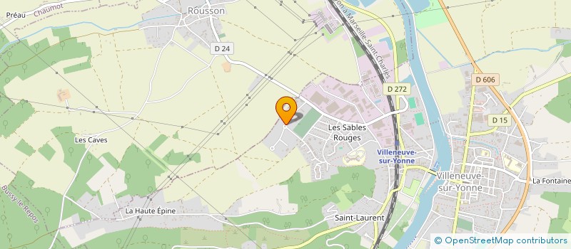 localisation de l'entreprise ATELIER DE SOUS TRAITANCE GENERALE à VILLENEUVE-SUR-YONNE