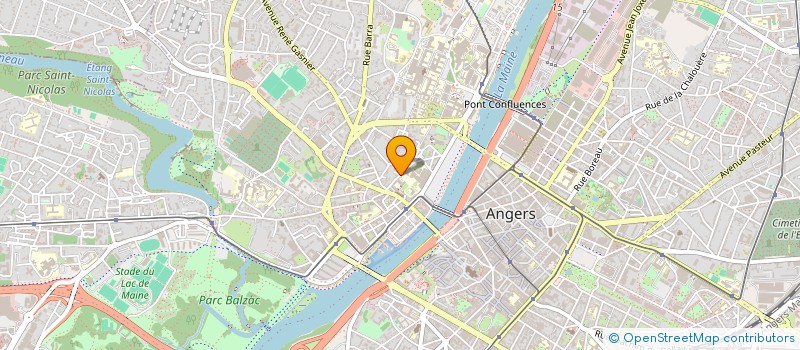 localisation de l'entreprise ATELIER DE TAPISSERIE ANGERS à ANGERS