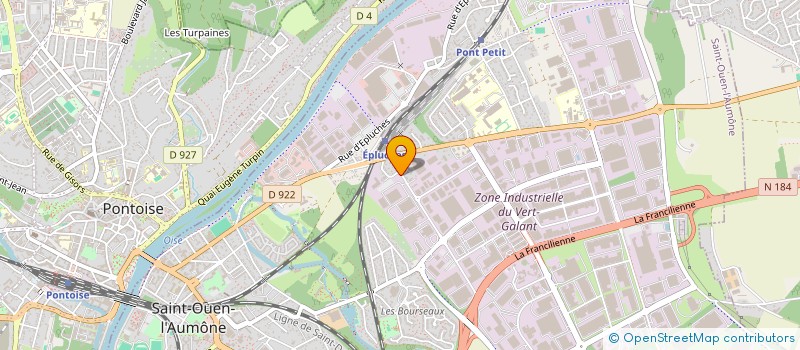 localisation de l'entreprise ATELIER DE TOLERIE CHAUDRONNERIE à SAINT-OUEN-L'AUMONE