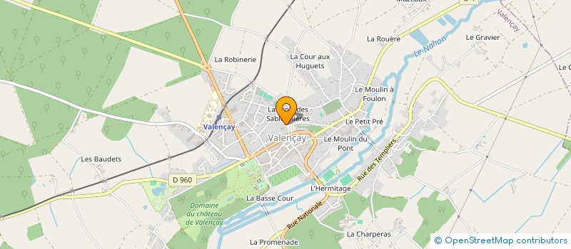 localisation de l'entreprise ATELIER DE VALENCAY à VALENCAY