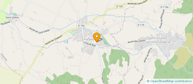 localisation de l'entreprise ATELIER DE VIE  CHARPEY