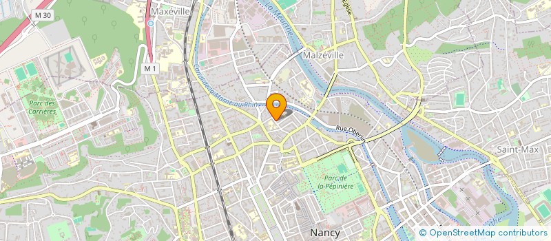 localisation de l'entreprise ATELIER DE VIE DE QUARTIER TROIS MAISONS - CROSNE - VAYRINGE  NANCY