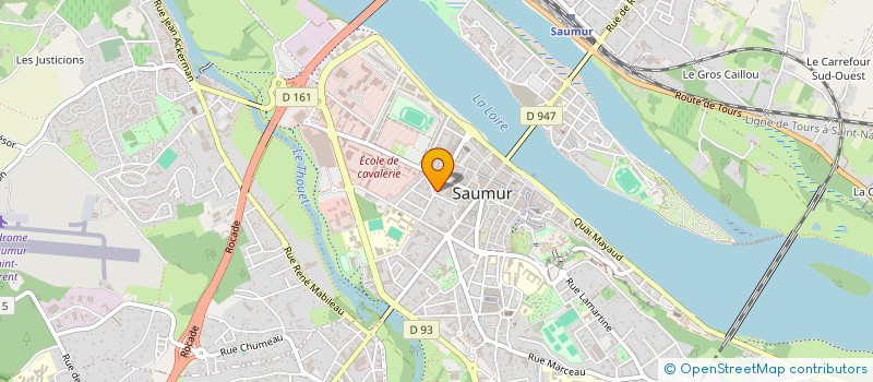 localisation de l'entreprise ATELIER DE YOGA DU SAUMUROIS à SAUMUR