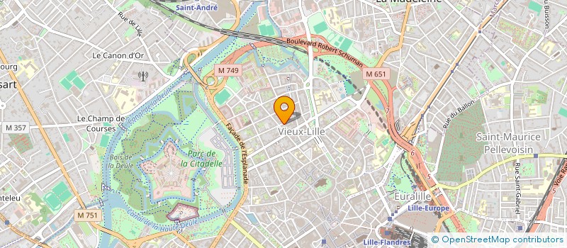 localisation de l'entreprise ATELIER DE YOGA RENE KUBIAK à LILLE