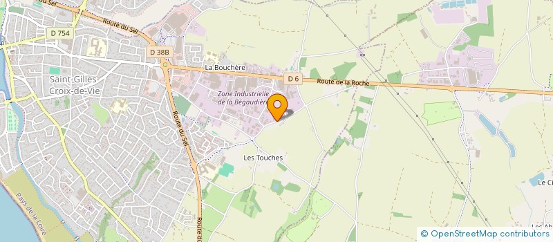 localisation de l'entreprise ATELIER DEBARRAS à SAINT-GILLES-CROIX-DE-VIE