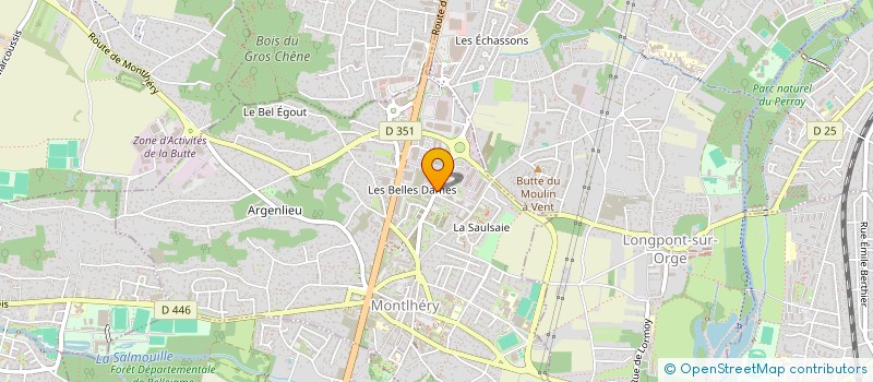 localisation de l'entreprise ATELIER DECO à MONTLHERY