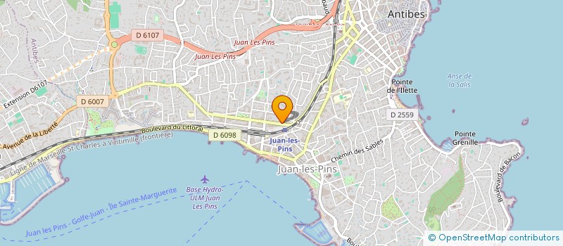 localisation de l'entreprise ATELIER DEJONGHE à CANNES