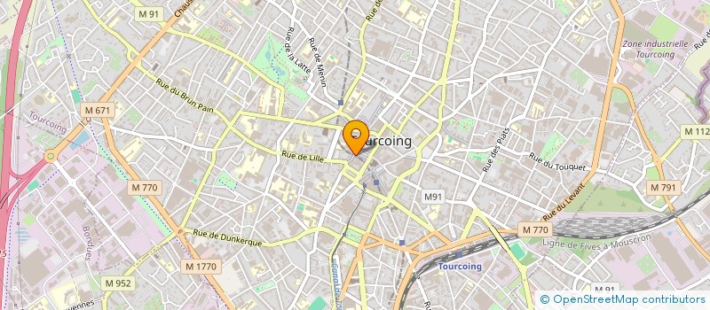 localisation de l'entreprise ATELIER DEMON  TOURCOING