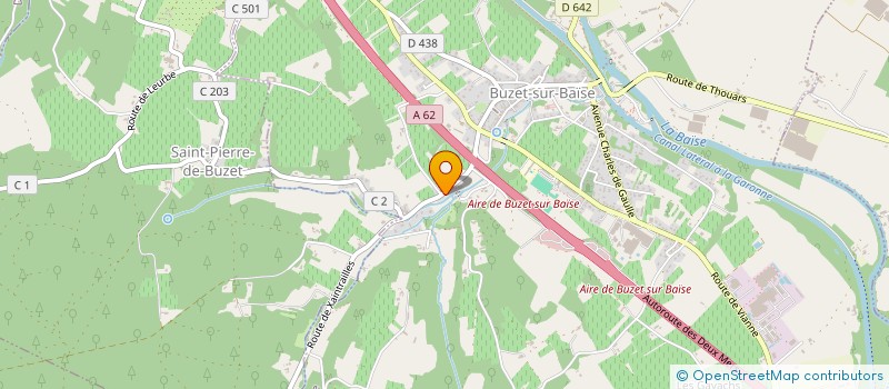 localisation de l'entreprise ATELIER DENOUS à BUZET-SUR-BAISE
