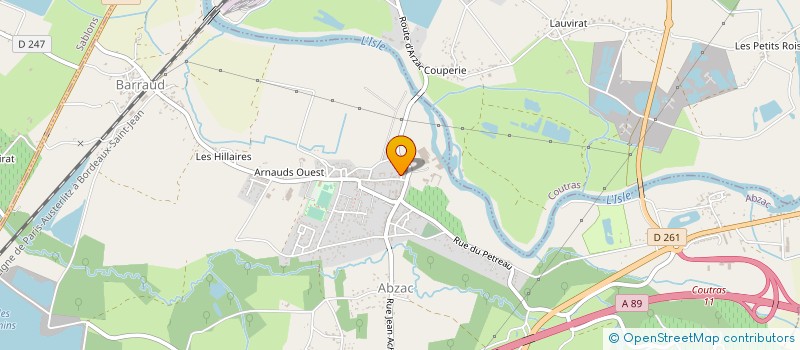 localisation de l'entreprise ATELIER DENTAIRE PJDF DENTAL  PINEUILH